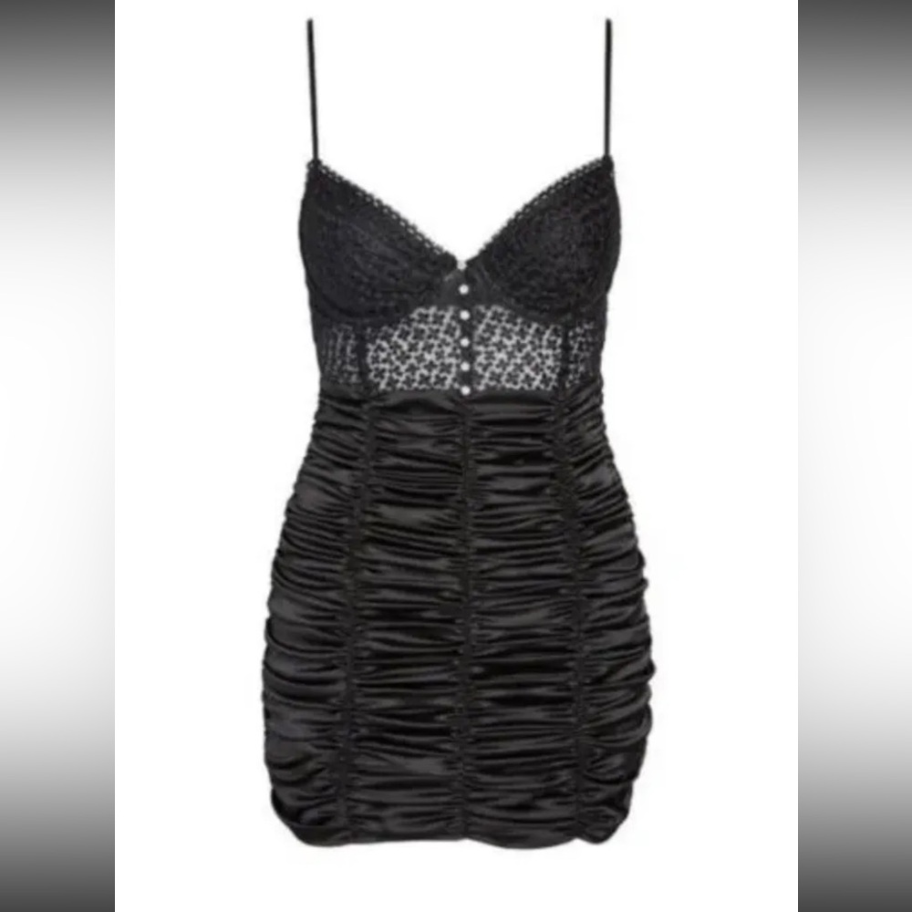 For Love & Lemons black lingerie dress